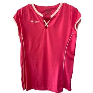 Kaepa Jersey Athletic Tennis Top Women Small 88% Mono Polyester 12% Lyra